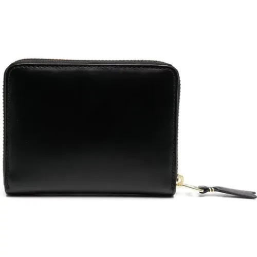 Leather Zip-around Wallet , male, Sizes: ONE SIZE - Comme des Garçons - Modalova