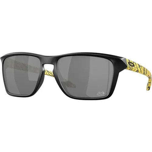 Sylas Sonnenbrille Prizm Schwarz , Herren, Größe: 57 MM - Oakley - Modalova