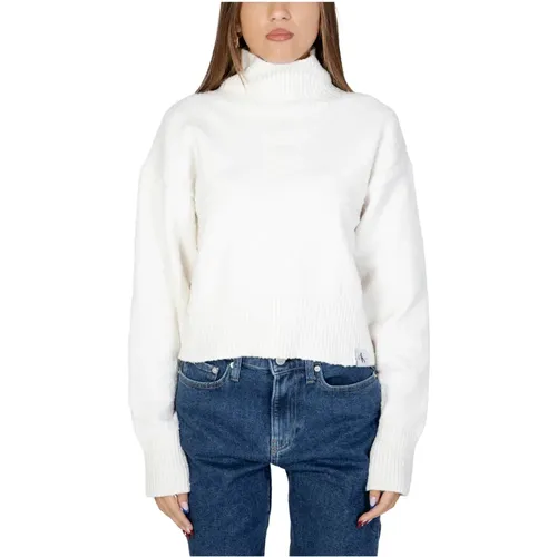 High Neck Turtleneck , female, Sizes: M, L - Calvin Klein Jeans - Modalova
