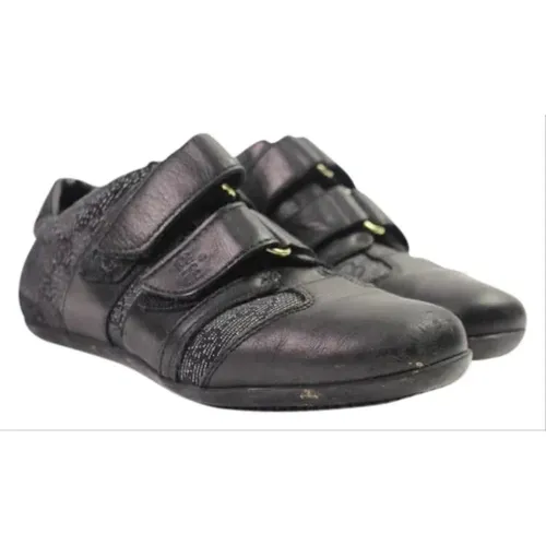 Luxury Leather Sneakers , female, Sizes: 3 1/2 UK - Gucci Vintage - Modalova