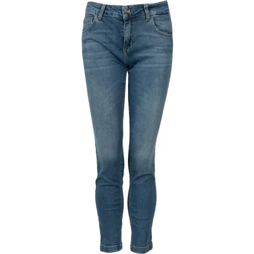 Damen Skinny Jeans mit Bottom Up Effekt , Damen, Größe: W25 - Liu Jo - Modalova