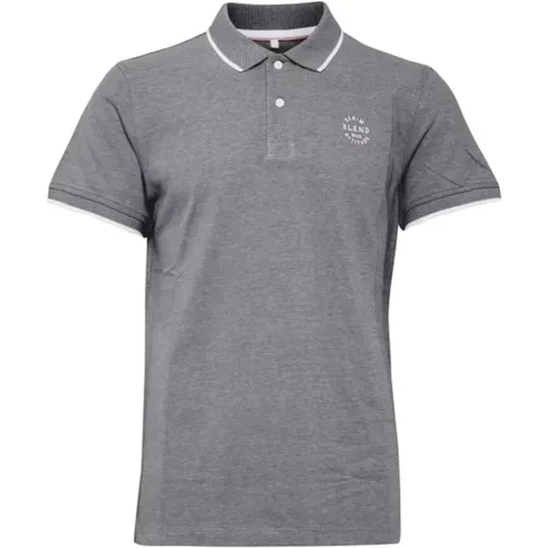 Polo-Shirt mit kurzen Ärmeln , Herren, Größe: S - Blend - Modalova