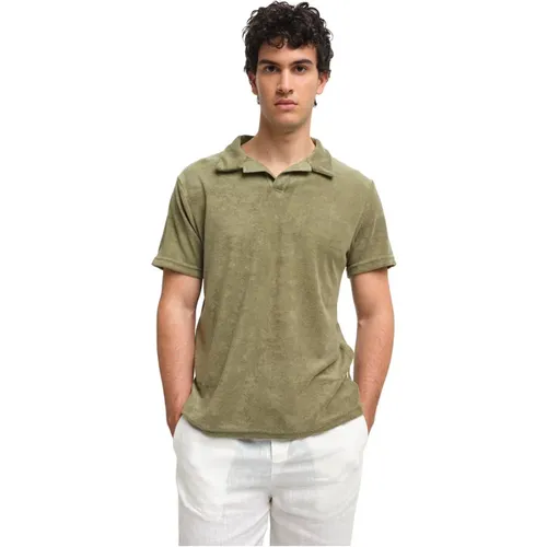 Luxury Italian Sponge Polo Shirt , male, Sizes: XL, L, 2XL, M, S - Peninsula - Modalova