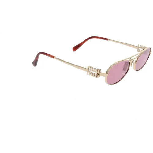 Sunglasses , female, Sizes: ONE SIZE - Miu Miu - Modalova