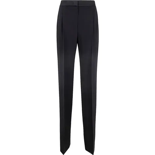 Satin Wide Leg Pants - alberta ferretti - Modalova