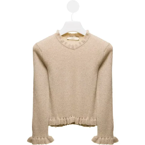 Strickbekleidung, Goldener Pullover mit langen Ärmeln - Stella Mccartney - Modalova