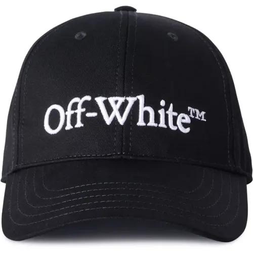 Bookish Logo Baseball Cap Schwarz/Weiß - Off White - Modalova