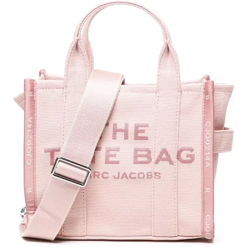 Rosa Jacquard Tote Mini Tasche , Damen, Größe: ONE Size - Marc Jacobs - Modalova