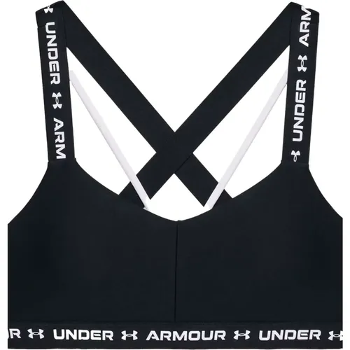 Schwarzer Crossback Sport-BH mit niedriger Unterstützung , Damen, Größe: L - Under Armour - Modalova