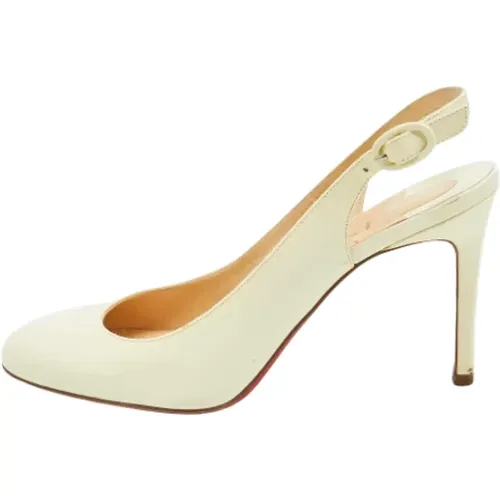 Pre-owned Leather heels , female, Sizes: 4 UK - Christian Louboutin Pre-owned - Modalova