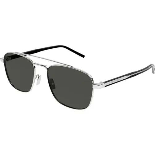 Silber Graue Sonnenbrille SL 665 - Saint Laurent - Modalova