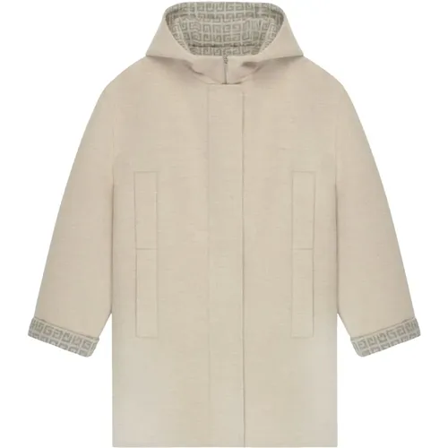 Cozy Wool Duffle Coat , female, Sizes: L - Givenchy - Modalova