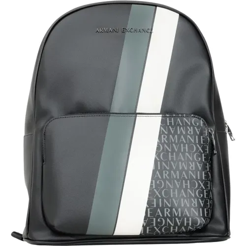 Städtischer Color Block Rucksack - Armani Exchange - Modalova