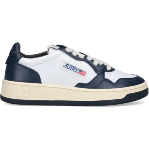 Weiße Low Top Sneakers , Damen, Größe: 39 EU - Autry - Modalova