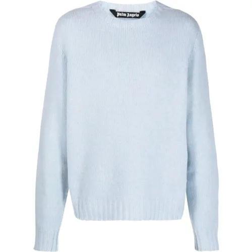 Sweaters Clear , male, Sizes: L, S, M - Palm Angels - Modalova