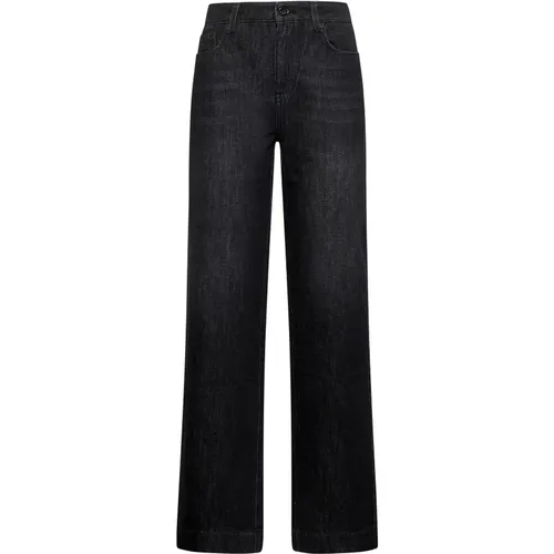 Schwarze Denim Jeans , Damen, Größe: W32 - KAOS - Modalova