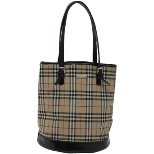 Pre-owned Canvas totes , female, Sizes: ONE SIZE - Burberry Vintage - Modalova