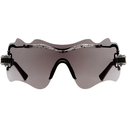 Ruthenium Mask Sunglasses , male, Sizes: ONE SIZE - Kuboraum - Modalova