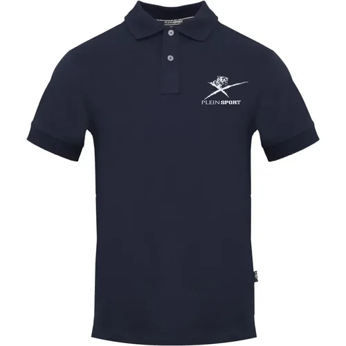 Kurzarm-Poloshirt aus Baumwolle - Plein Sport - Modalova