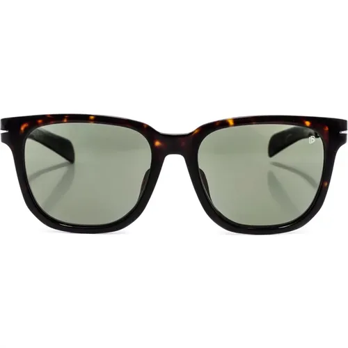 Klassische quadratische Sonnenbrille aus Acetat , Herren, Größe: ONE Size - Eyewear by David Beckham - Modalova