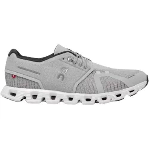 Cloud 5 Sneakers - Glacier/White , male, Sizes: 10 1/2 UK, 11 UK, 8 1/2 UK, 9 UK, 8 UK, 7 UK, 10 UK - ON Running - Modalova