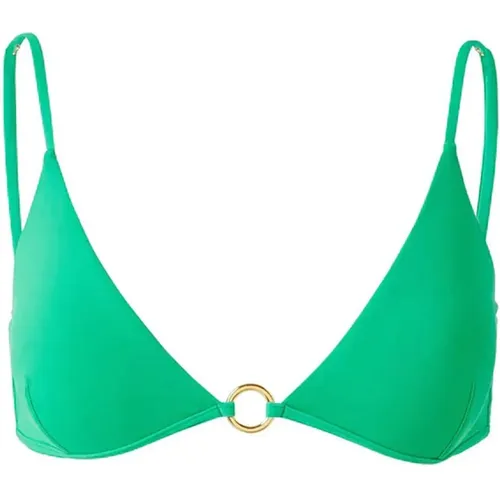 Grüner Griechenland Bikini Top , Damen, Größe: XL - Melissa Odabash - Modalova