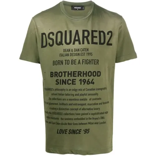 Destroy Dsquared T-shirt , male, Sizes: XS - Dsquared2 - Modalova