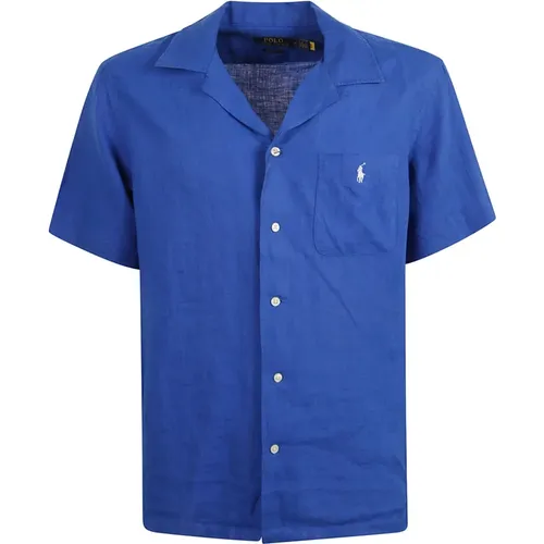 Linen Polo Shirt , male, Sizes: M, S, L - Ralph Lauren - Modalova