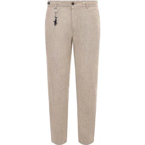 Linen Trousers - Model 24414041 , male, Sizes: M, XL, L - PAUL & SHARK - Modalova