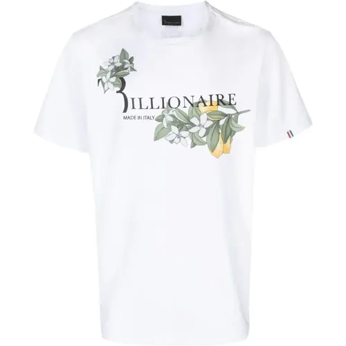 T-Shirts , Herren, Größe: L - Billionaire - Modalova
