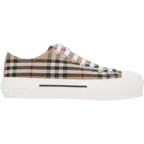 Vintage Check Low Top Sneakers , Damen, Größe: 38 EU - Burberry - Modalova