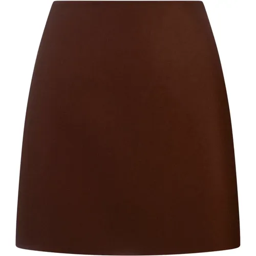 Wool Short Skirt Straight Cut , female, Sizes: XS, M - Ermanno Scervino - Modalova