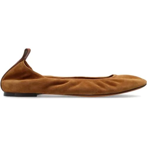 Suede Ballet Flats Lanvin - Lanvin - Modalova