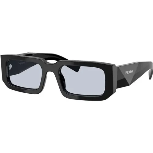 Stylish Sunglasses with Dark Grey Lenses , male, Sizes: 53 MM - Prada - Modalova