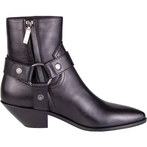 Ankle Boots with 4.5 cm Heel , female, Sizes: 3 UK - Saint Laurent - Modalova