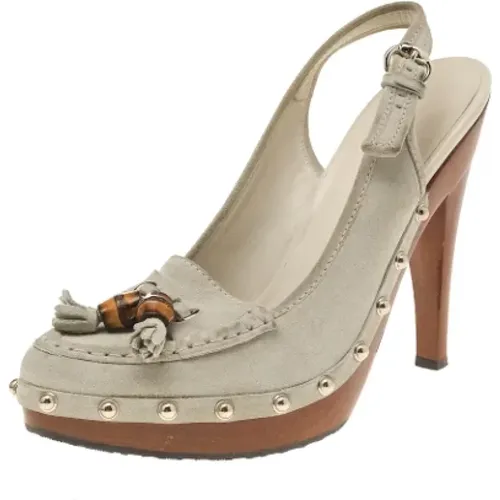 Pre-owned Wildleder sandals , Damen, Größe: 39 1/2 EU - Gucci Vintage - Modalova