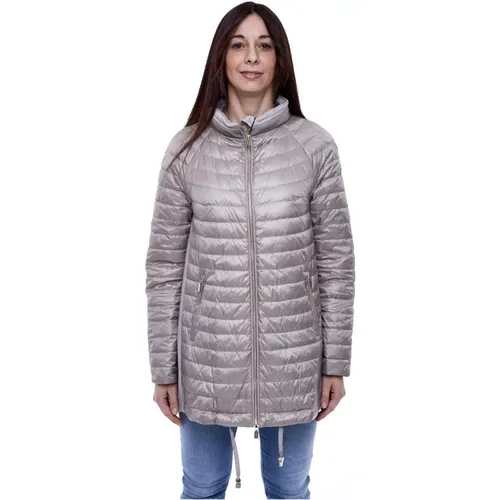 Hooded Jacket in Tonal Color , female, Sizes: M, XS - Diego M - Modalova