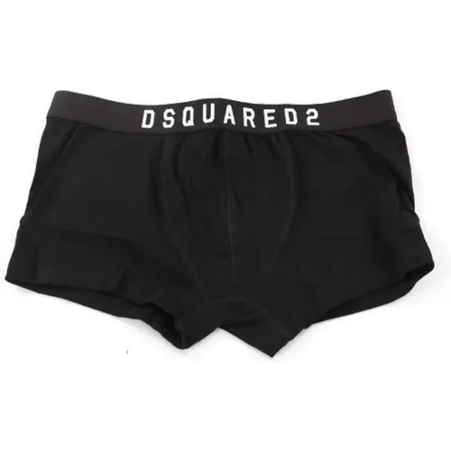 Schwarze Boxershorts Unterwäsche , Herren, Größe: 2XL - Dsquared2 - Modalova