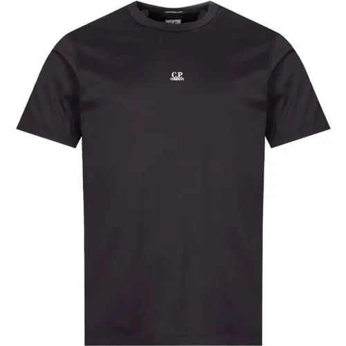 Distinctive Short Sleeve T-Shirt , male, Sizes: XL, L, M, S, 2XL - C.P. Company - Modalova