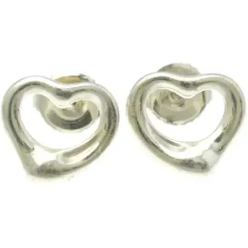 Pre-owned Silver earrings , female, Sizes: ONE SIZE - Tiffany & Co. Pre-owned - Modalova