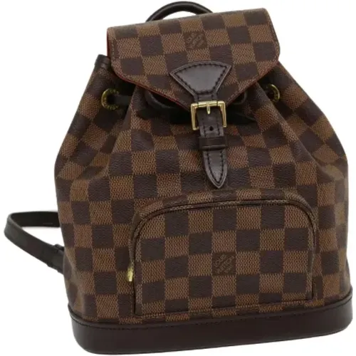 Pre-owned Brunt Canvas Louis Vuitton Montsouris Boston Bag , unisex, Sizes: ONE SIZE - Louis Vuitton Vintage - Modalova