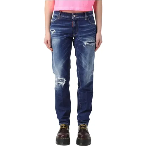 Medium Waist Jennifer Jeans , Damen, Größe: S - Dsquared2 - Modalova