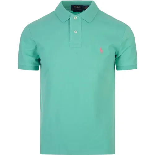 Grünes Polo Shirt Amerikanischer Stil , Herren, Größe: XL - Ralph Lauren - Modalova