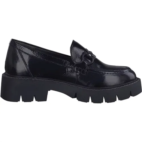 Schwarze geschlossene Loafers für Damen , Damen, Größe: 38 EU - Caprice - Modalova