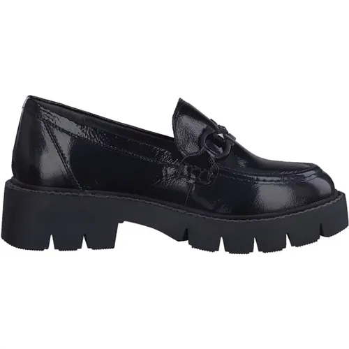 Schwarze geschlossene Loafers für Damen , Damen, Größe: 41 EU - Caprice - Modalova