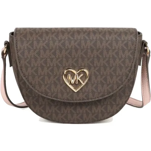 Monogram Print Mini Crossbody Bag , female, Sizes: ONE SIZE - Michael Kors - Modalova