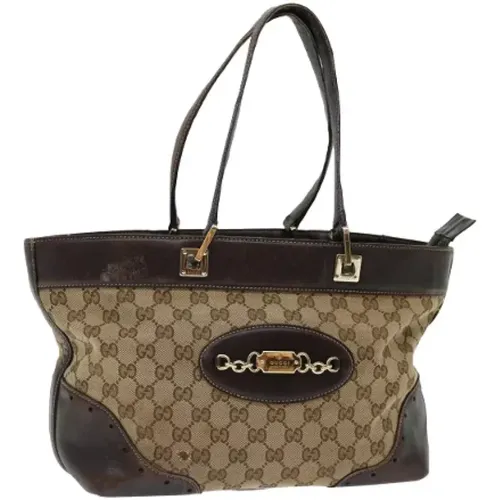 Pre-owned Canvas gucci-bags , female, Sizes: ONE SIZE - Gucci Vintage - Modalova