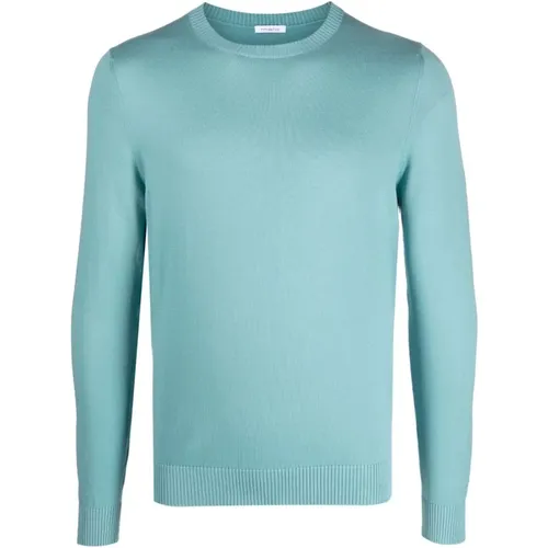 Watery Crew-Neck Sweater , male, Sizes: M, S, L, 2XL, XL - Malo - Modalova