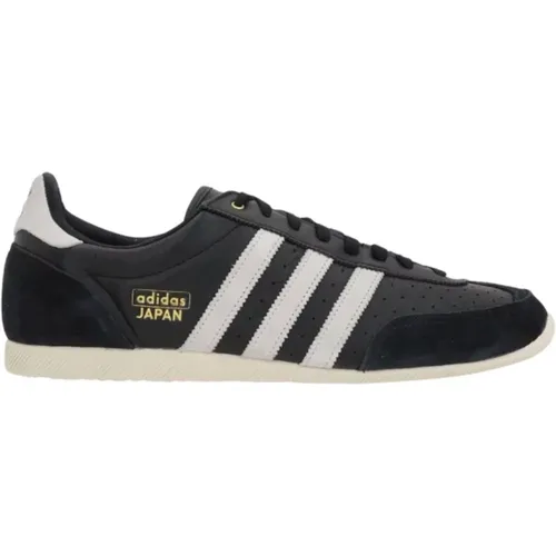 Schwarze Low-Top Wildleder Sneakers , Damen, Größe: 36 1/2 EU - Adidas - Modalova