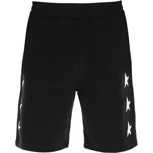 Diego Star Short Sweatpants , male, Sizes: S, L, XL, M - Golden Goose - Modalova